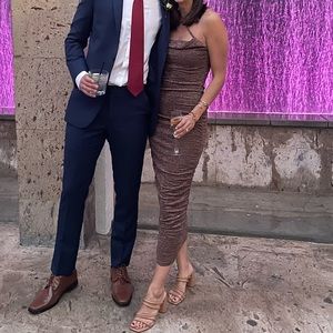 Showpo Ruched Midi Dress